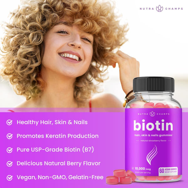 Hair strength Biotin Gummies